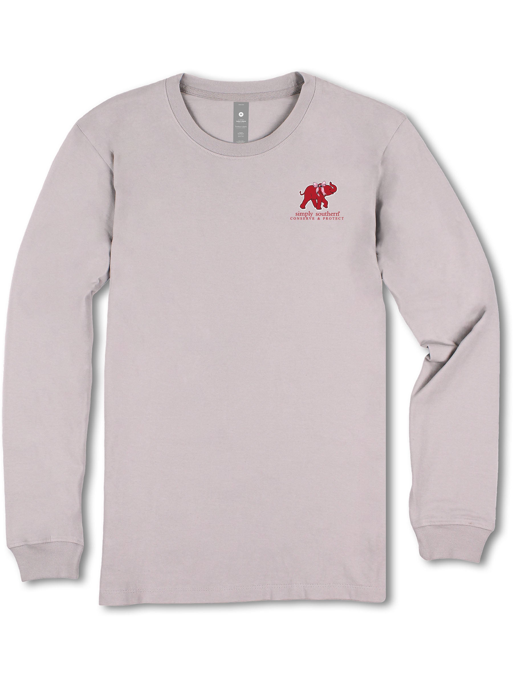 Simply Southern Elephant Tracker Candy Holiday Long Sleeve T-Shirt