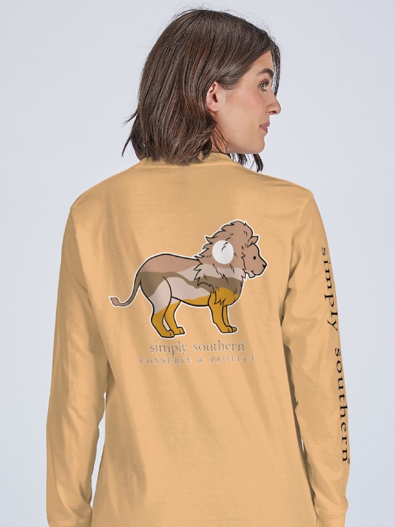 Simply Southern Lion Tracker Mountain Long Sleeve T-Shirt