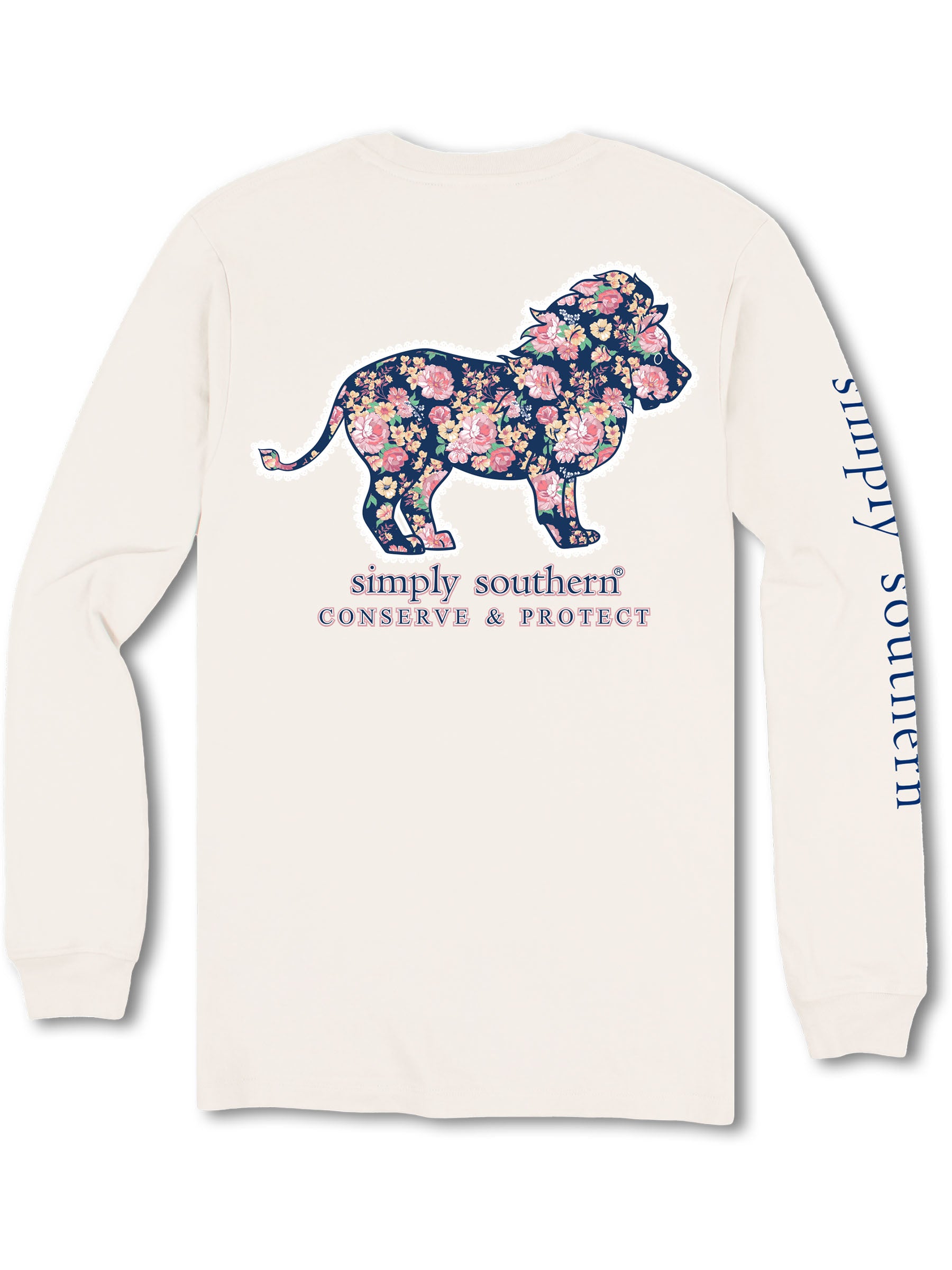 Simply Southern Lion Tracker Garden Long Sleeve T-Shirt