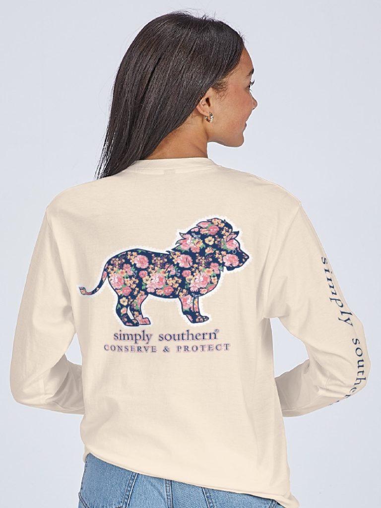 Simply Southern Lion Tracker Garden Long Sleeve T-Shirt