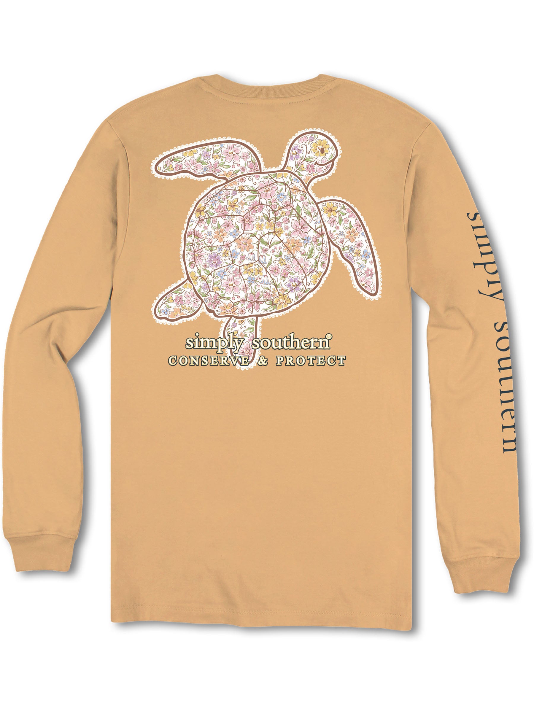 Simply Southern Turtle Tracker Garden Long Sleeve T-Shirt
