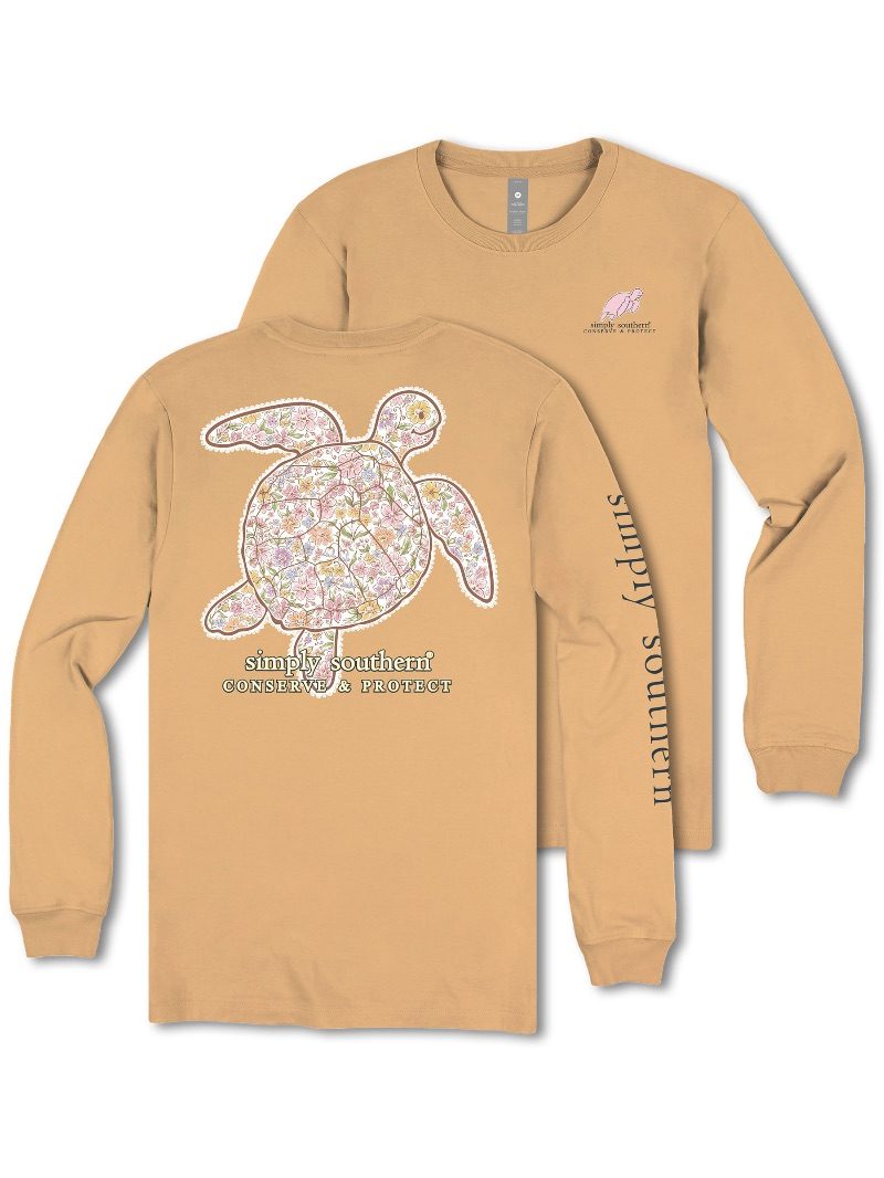 Simply Southern Turtle Tracker Garden Long Sleeve T-Shirt