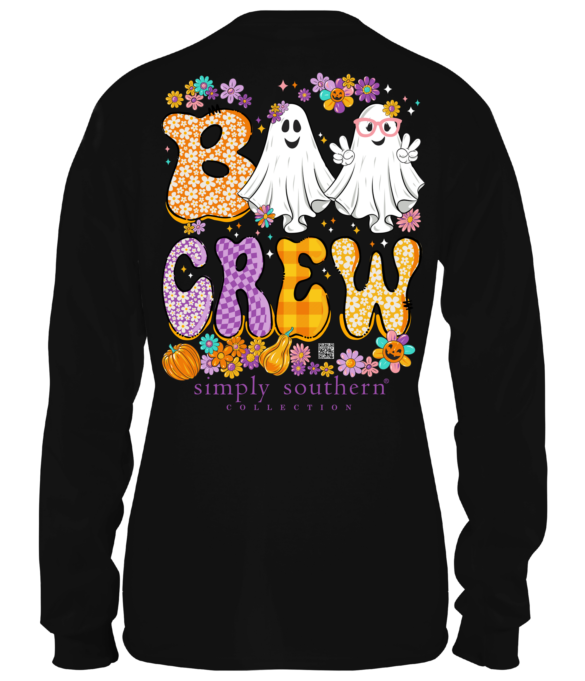 Simply Southern Boo Crew Halloween Long Sleeve T-Shirt