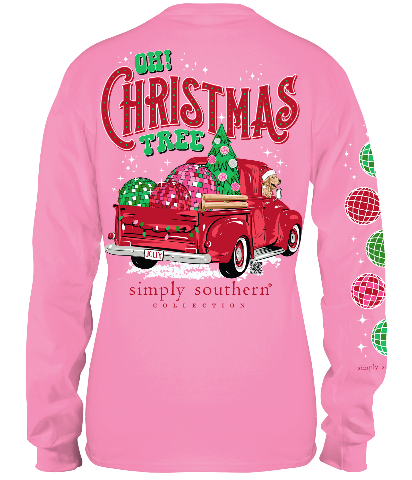 SALE Simply Southern Oh Christmas Tree Long Sleeve T-Shirt