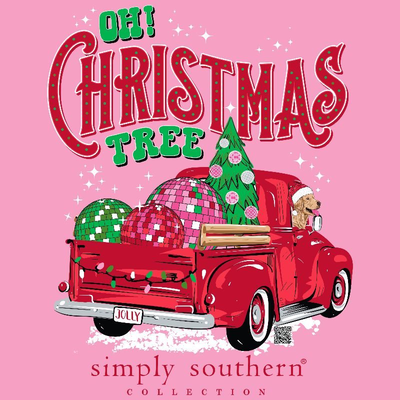 SALE Simply Southern Oh Christmas Tree Long Sleeve T-Shirt
