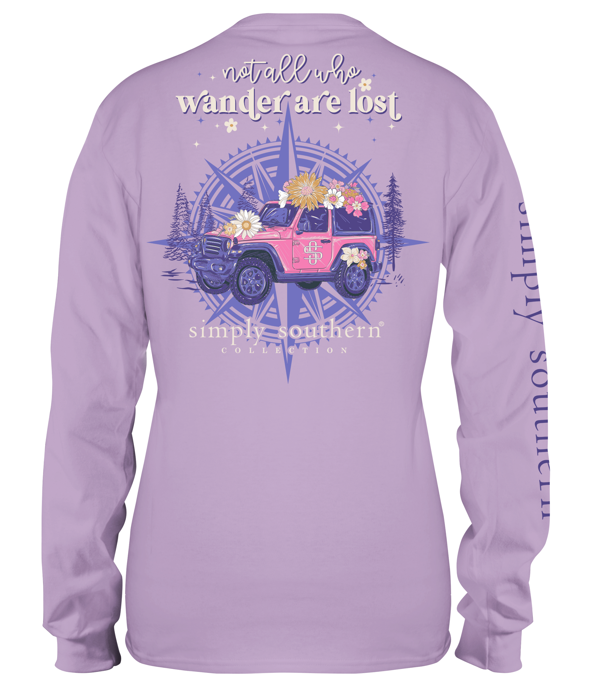 Simply Southern All Who Wander Long Sleeve T-Shirt