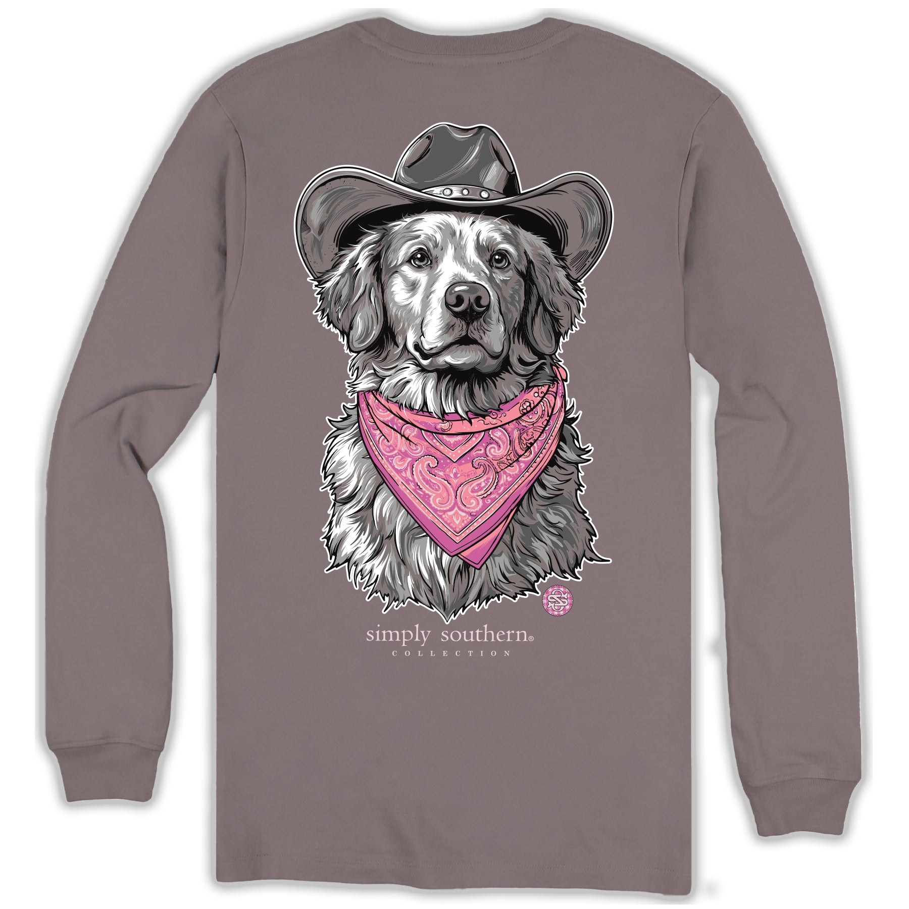 Simply Southern Western Lab Dog Long Sleeve T-Shirt