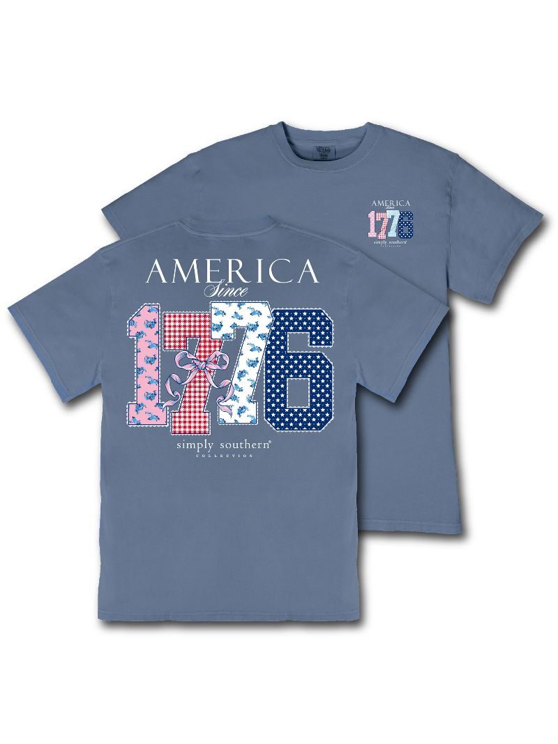 Simply Southern America 1776 Mineral Washed T-Shirt - SimplyCuteTees
