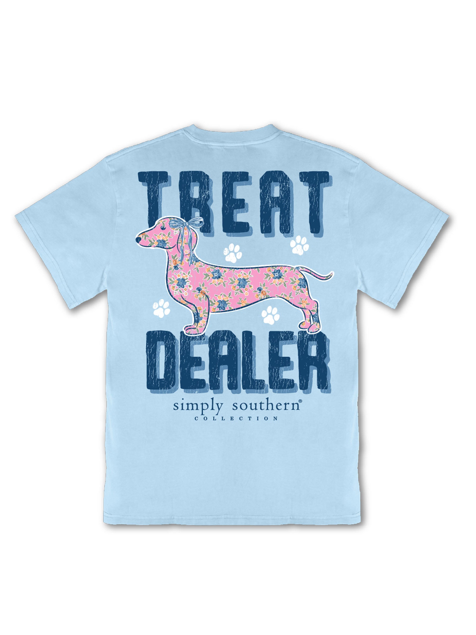 Simply Southern Treat Dealer Dog Mineral Washed T-Shirt