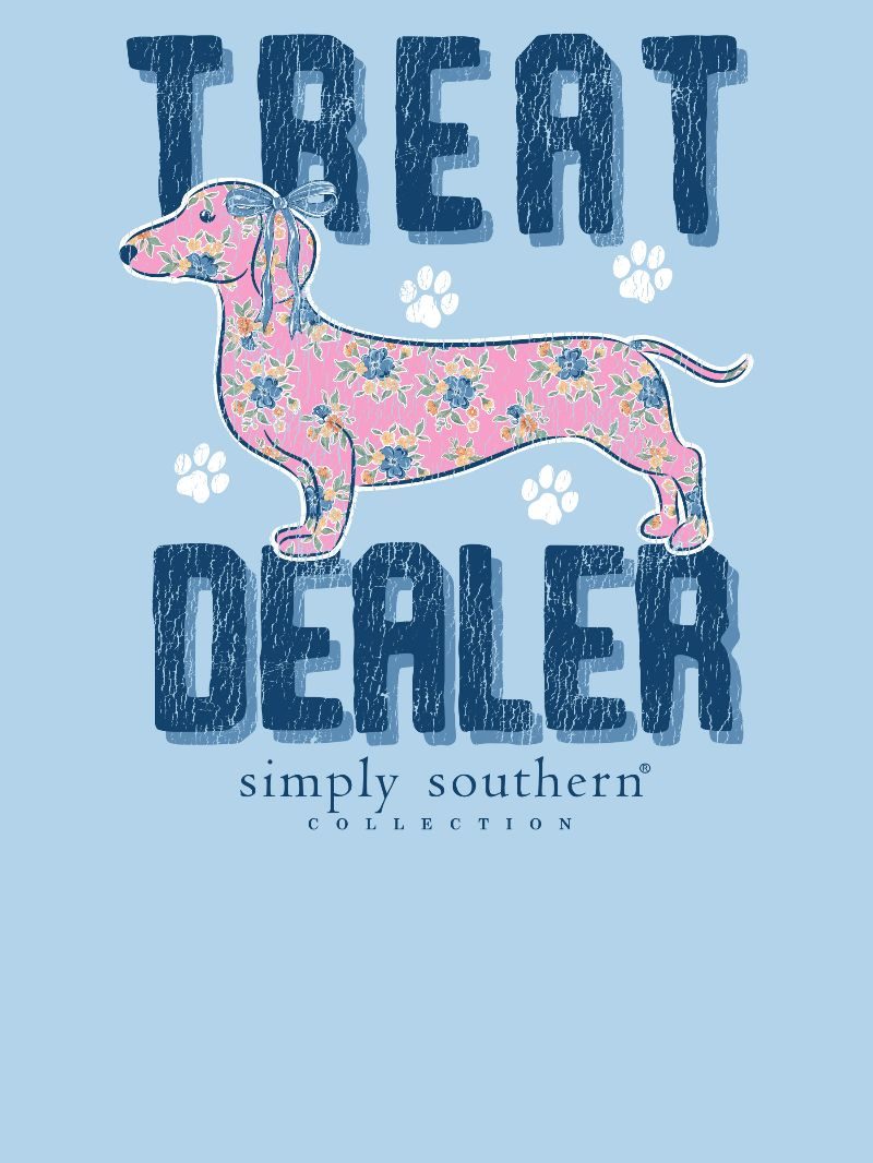 Simply Southern Treat Dealer Dog Mineral Washed T-Shirt