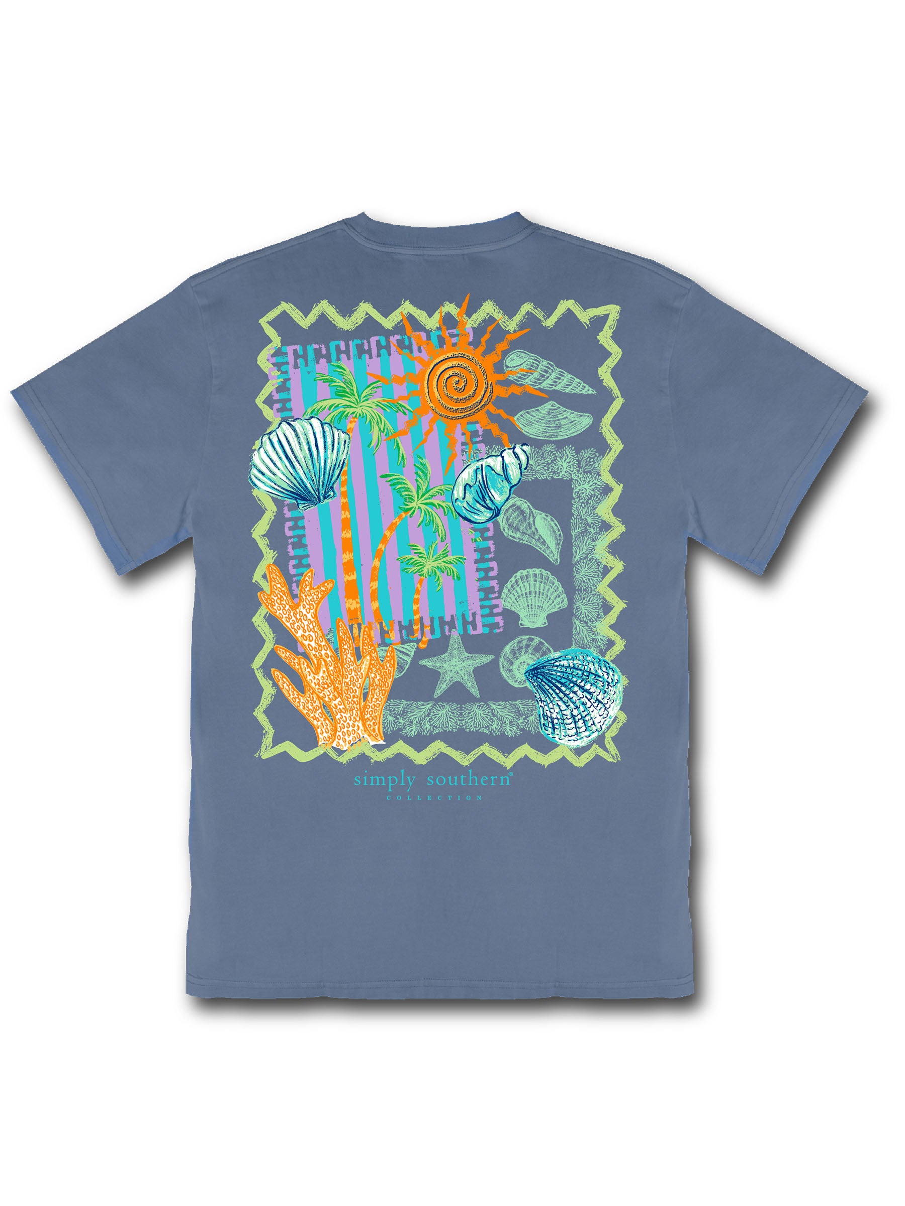 Simply Southern Reef Collage Mineral Washed T-Shirt - SimplyCuteTees