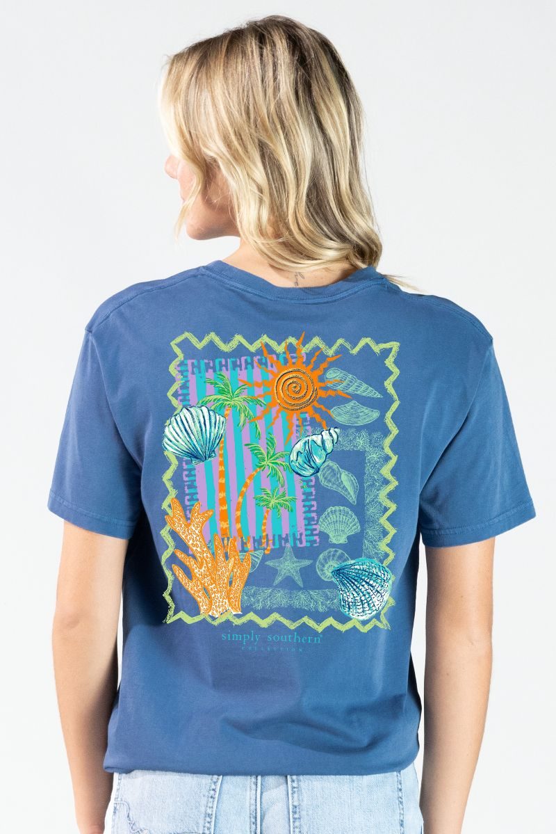 Simply Southern Reef Collage Mineral Washed T-Shirt - SimplyCuteTees