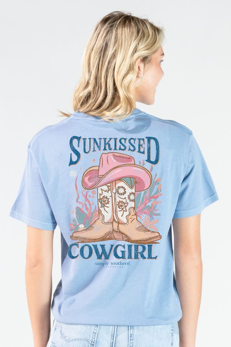 Simply Southern Sun Cowgirl Mineral Washed T-Shirt