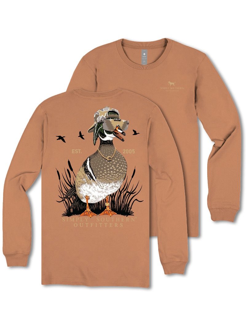 Simply Southern Cool Duck Long Sleeve Unisex T-Shirt