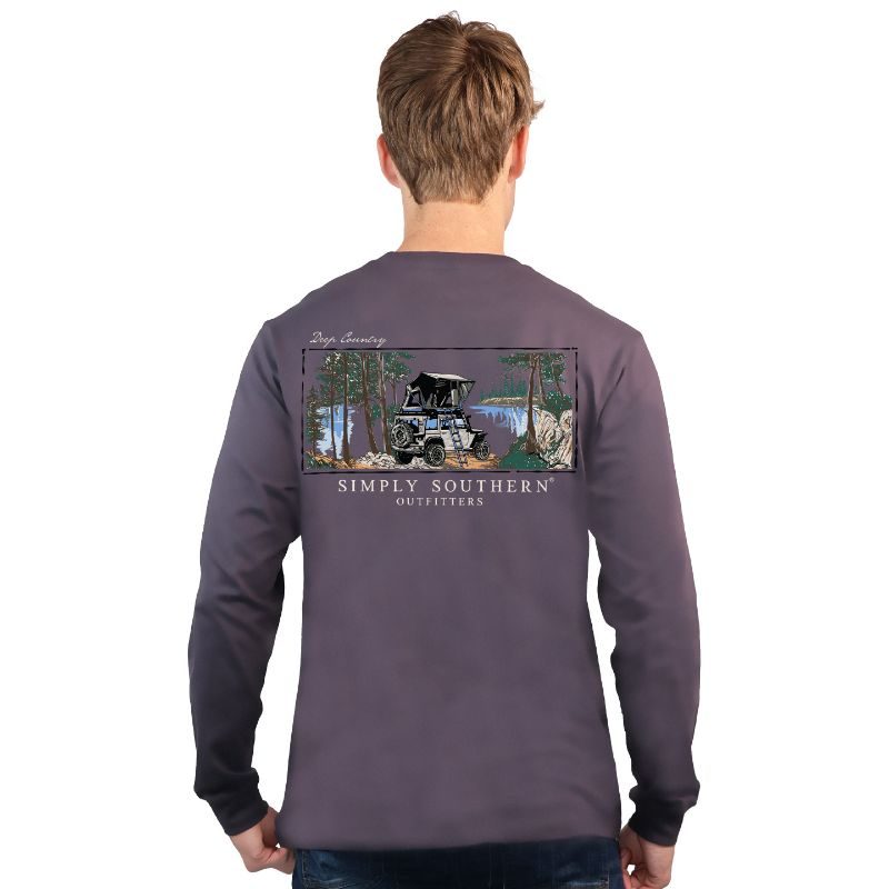 SALE Simply Southern Deep Country Unisex Long Sleeve T-Shirt
