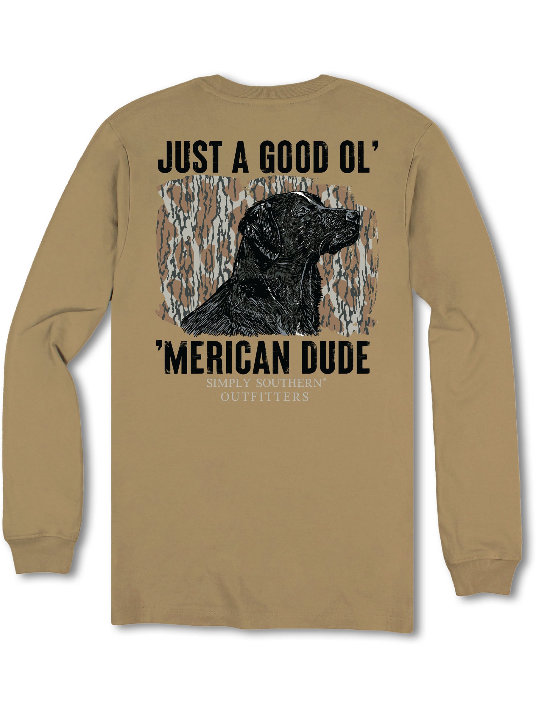Simply Southern Merican Dude Good Long Sleeve Unisex T-Shirt