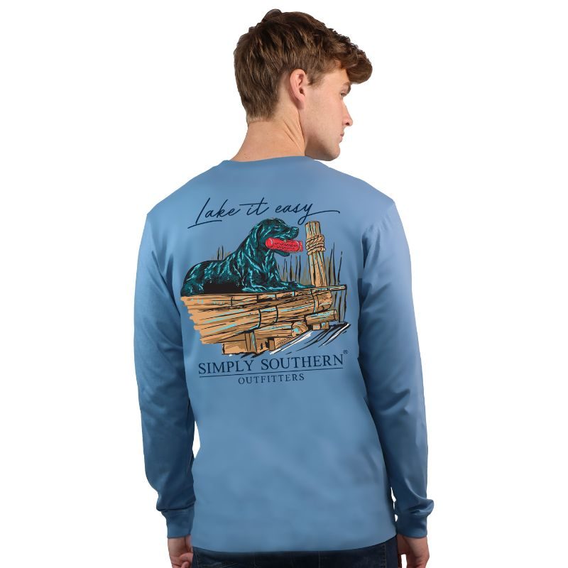 SALE Simply Southern Lake Dog Unisex Long Sleeve T-Shirt