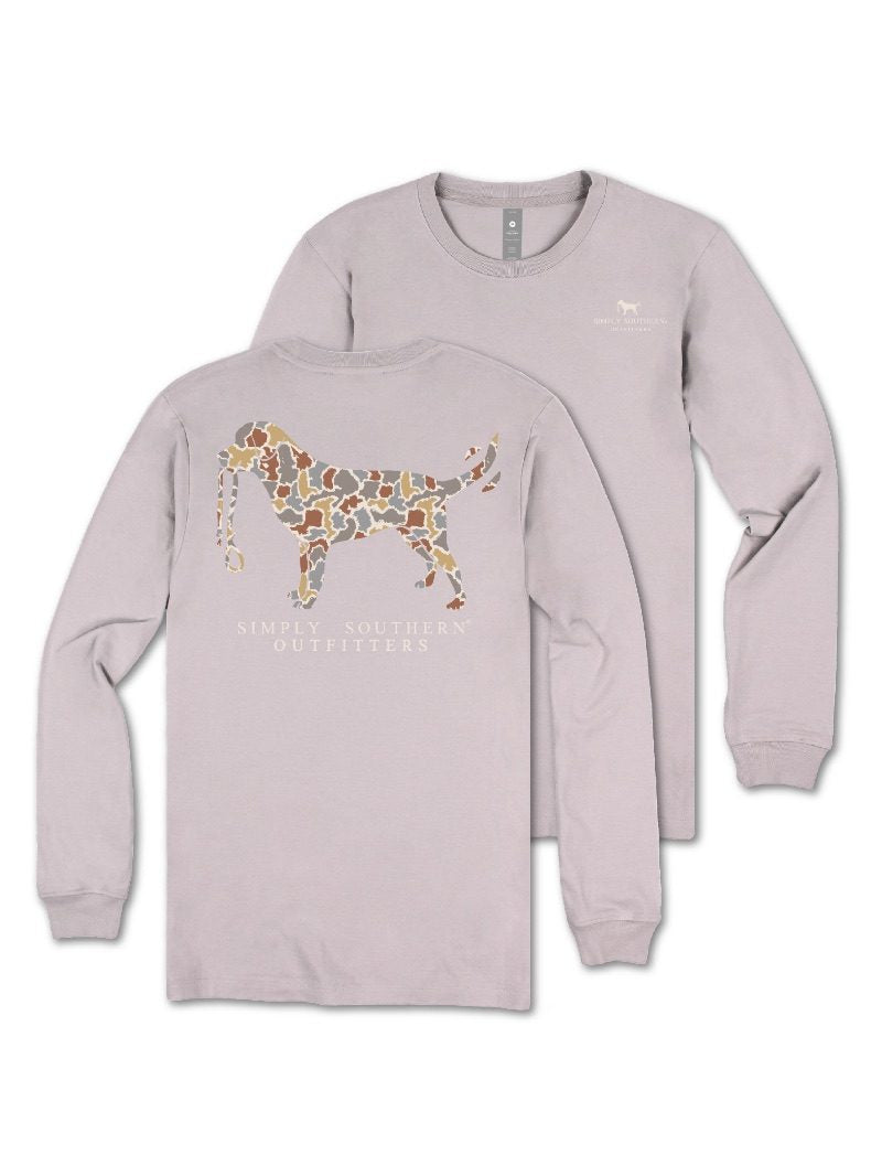 Simply Southern Logo Camo Long Sleeve Unisex T-Shirt