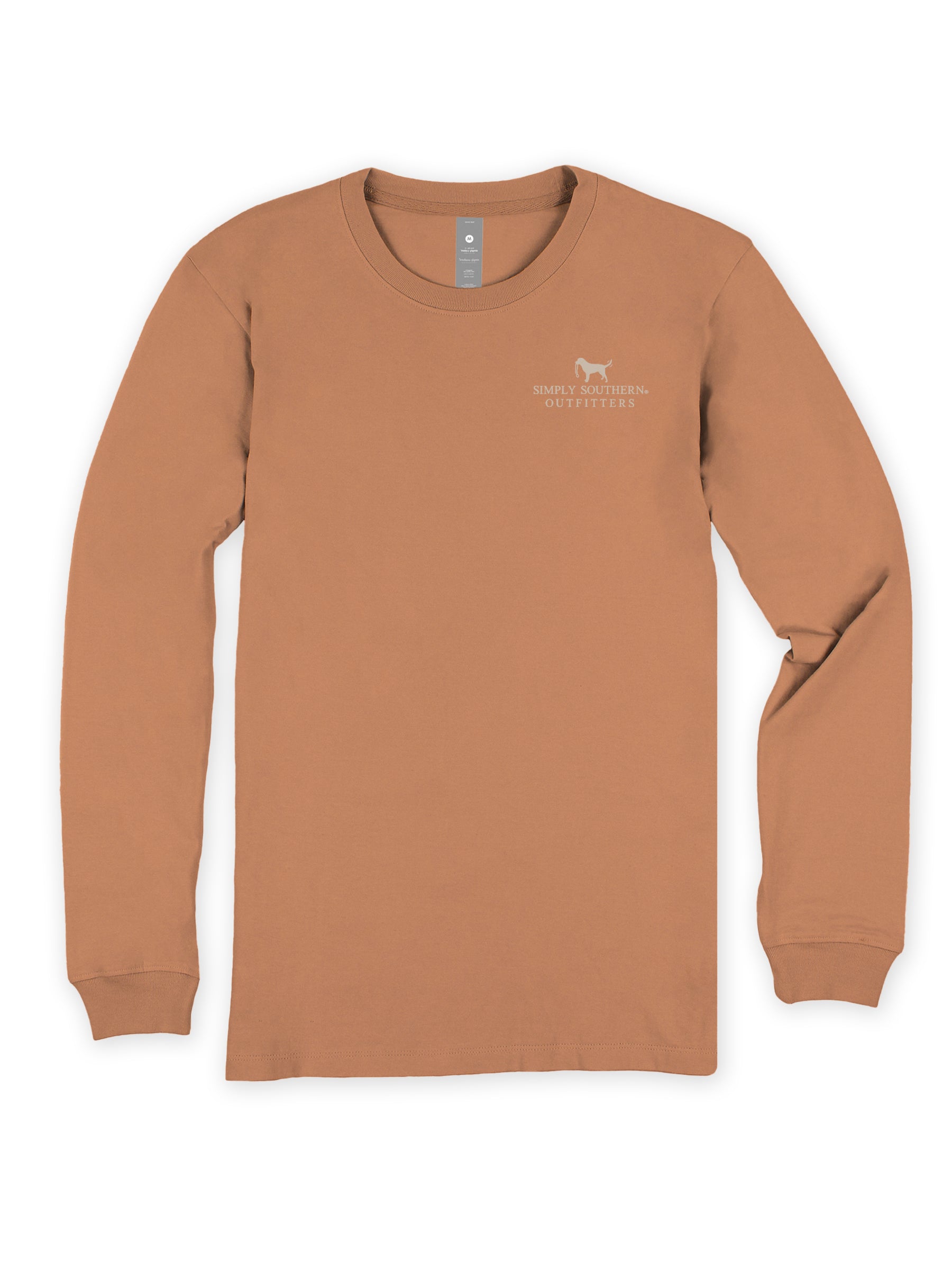 Simply Southern Marsh Dog Chestnut Long Sleeve Unisex T-Shirt
