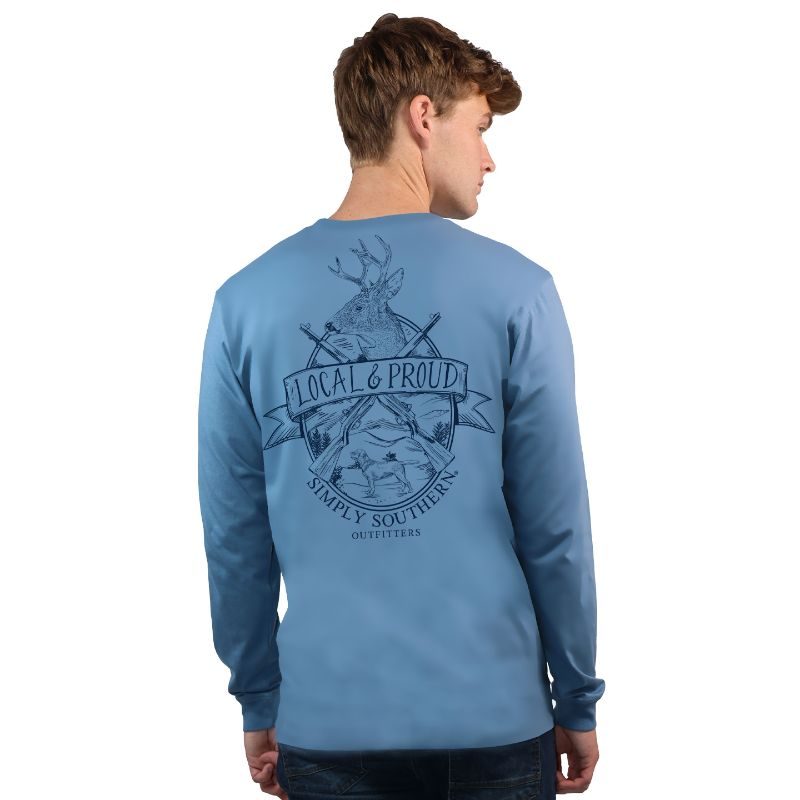SALE Simply Southern Proud Deer Unisex Long Sleeve T-Shirt