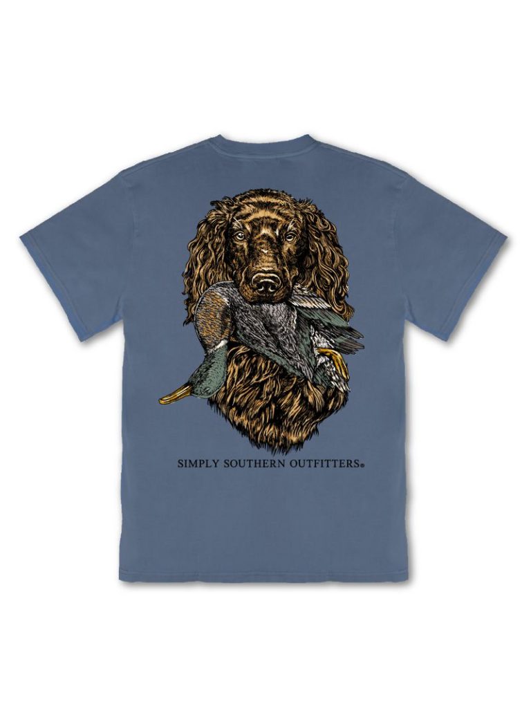 Simply Southern Boykin Dog Duck Mineral Washed Unisex T-Shirt