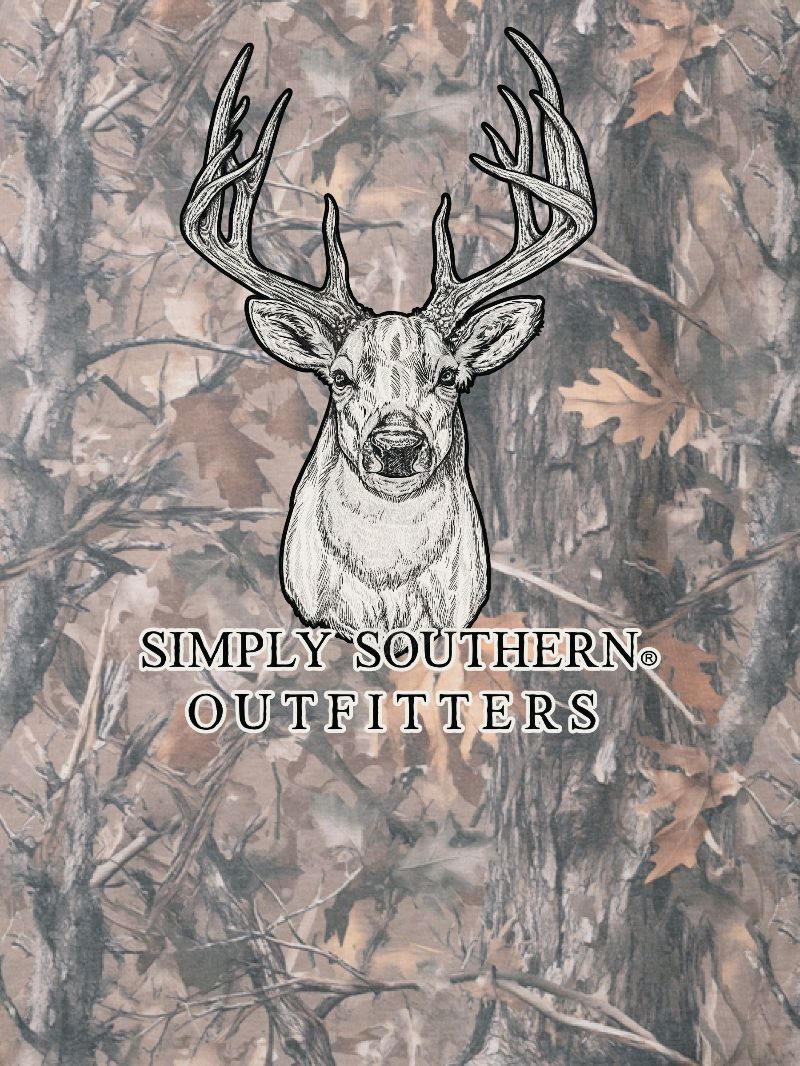 Simply Southern Buck Logo Camo Unisex T-Shirt