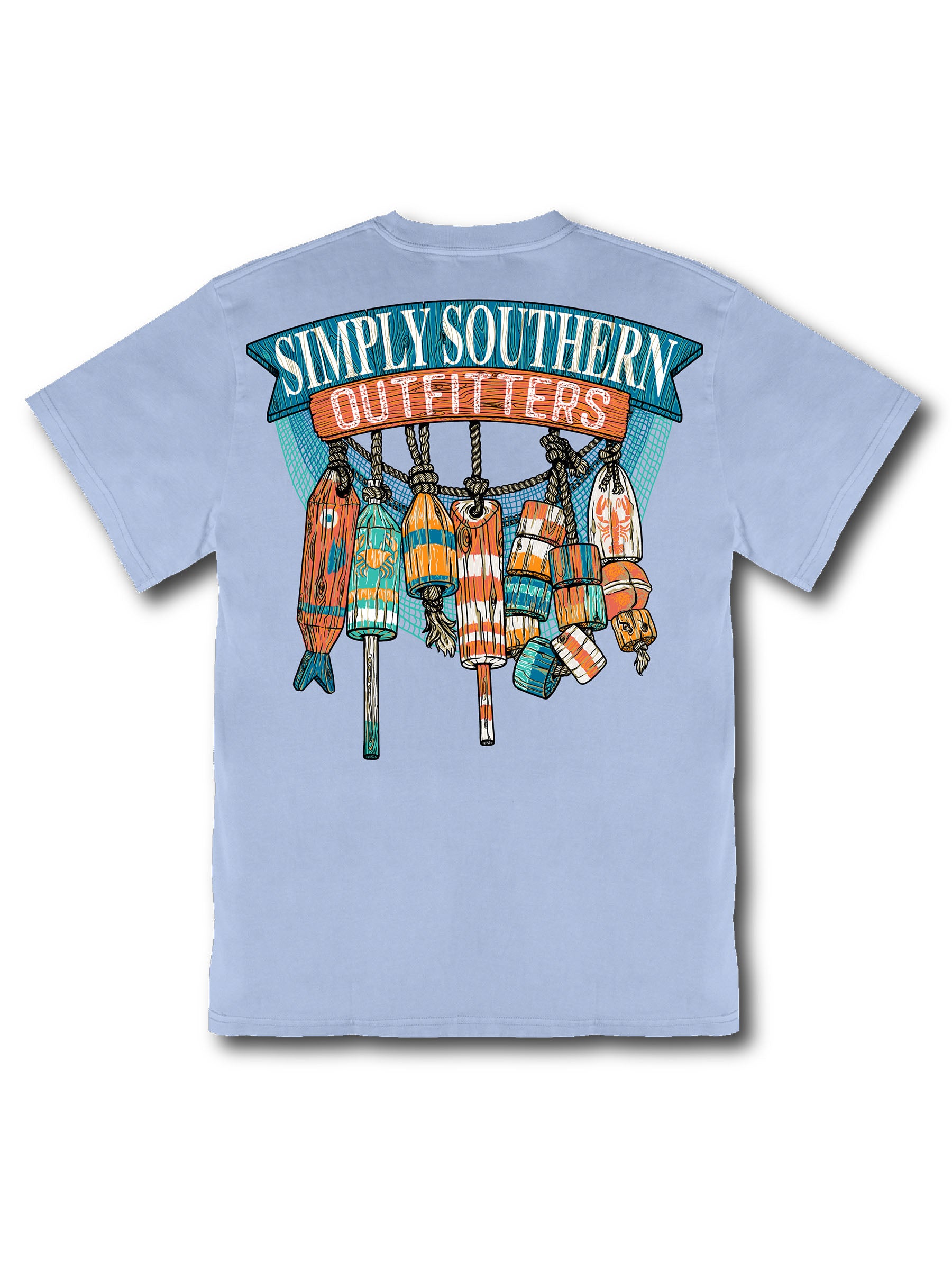 Simply Southern Outfitters Buoy Mineral Washed Unisex T-Shirt - SimplyCuteTees