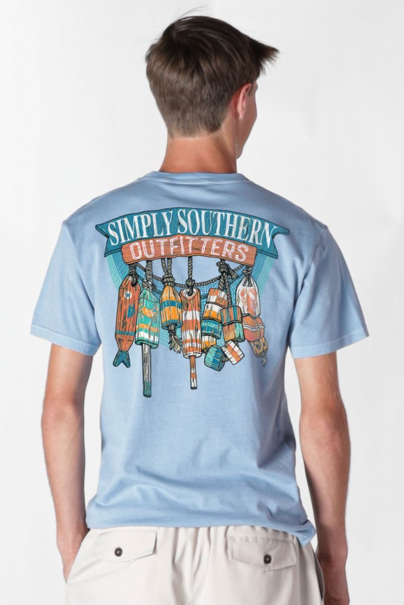 Simply Southern Outfitters Buoy Mineral Washed Unisex T-Shirt - SimplyCuteTees