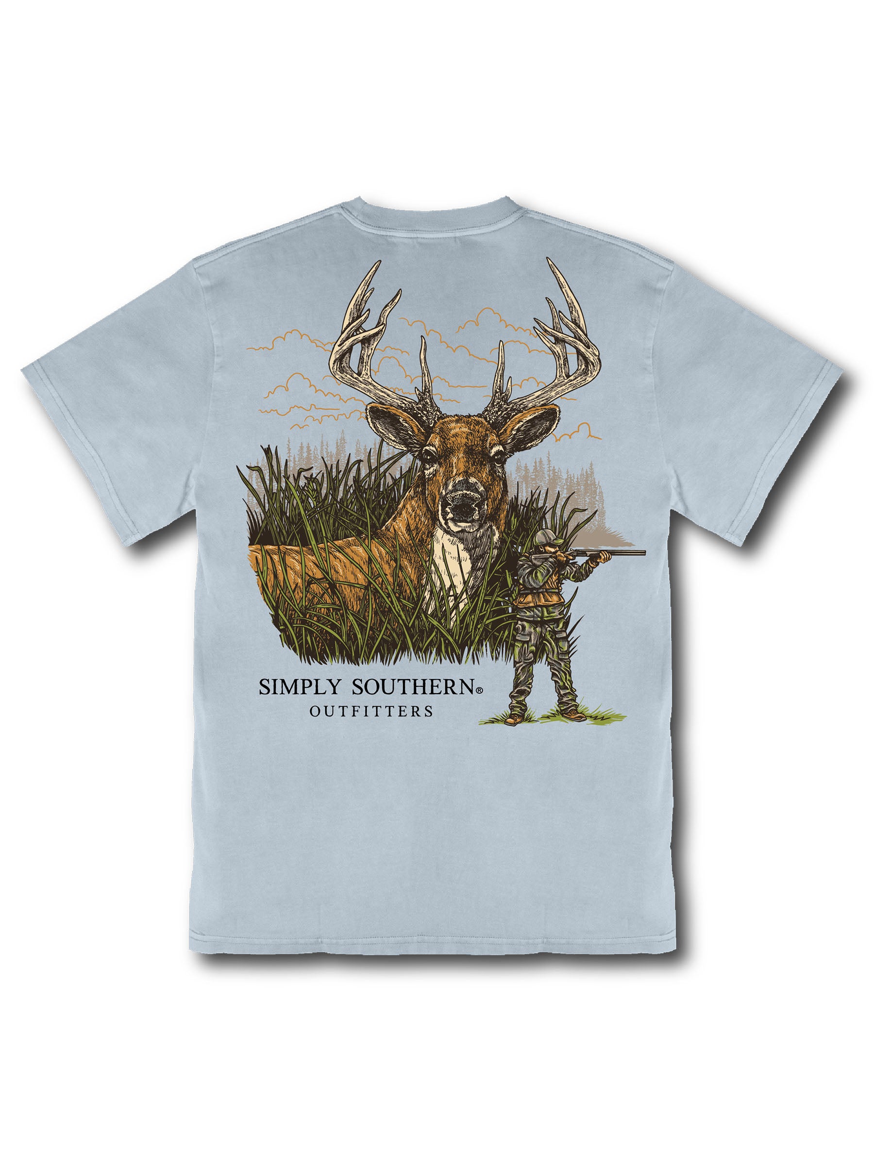 Simply Southern Outfitters Deer Hunting Mineral Washed Unisex T-Shirt