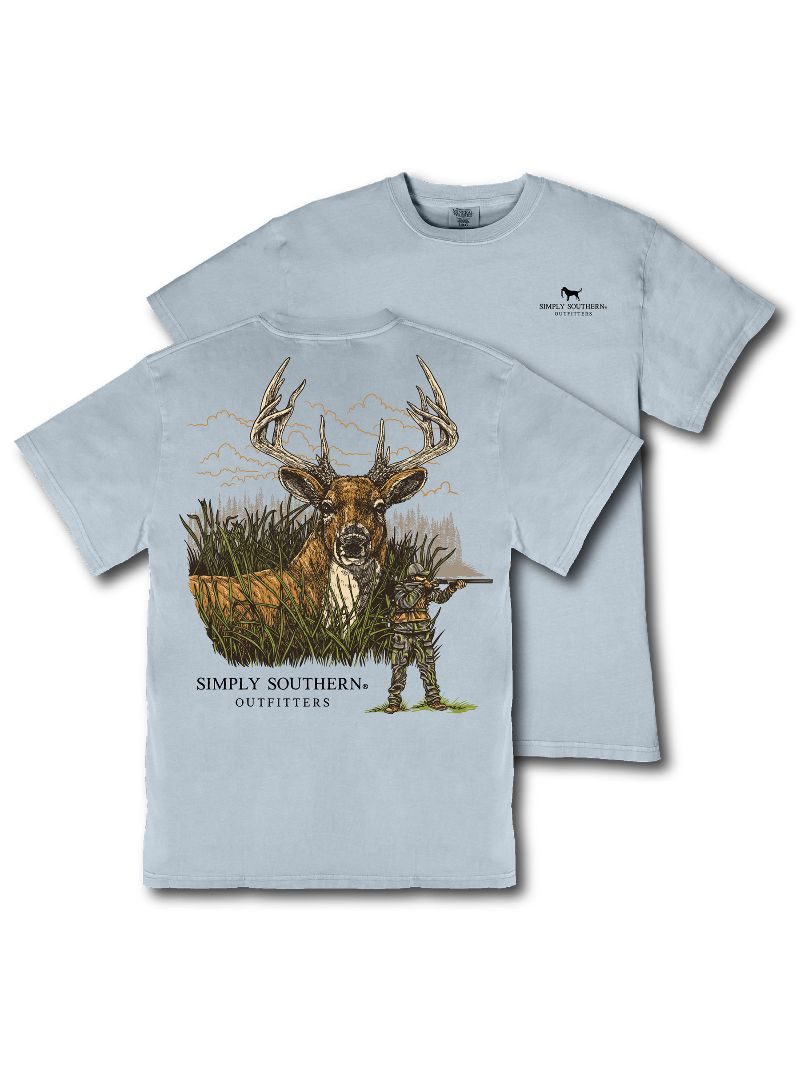 Simply Southern Outfitters Deer Hunting Mineral Washed Unisex T-Shirt