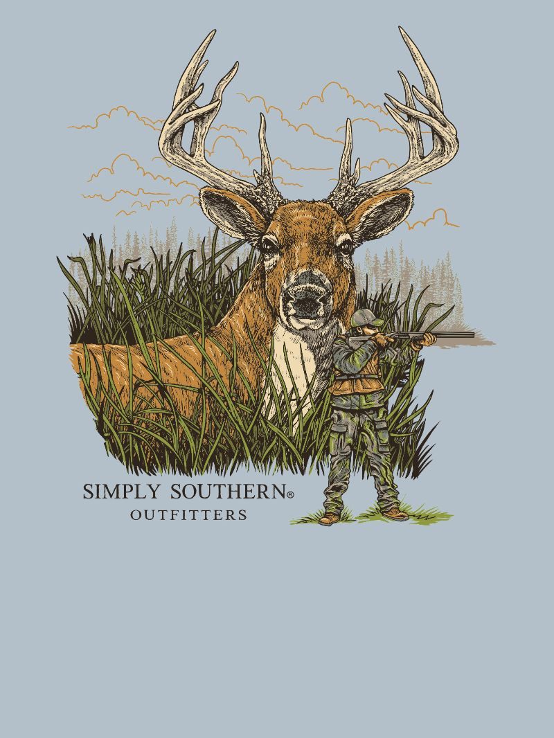 Simply Southern Outfitters Deer Hunting Mineral Washed Unisex T-Shirt
