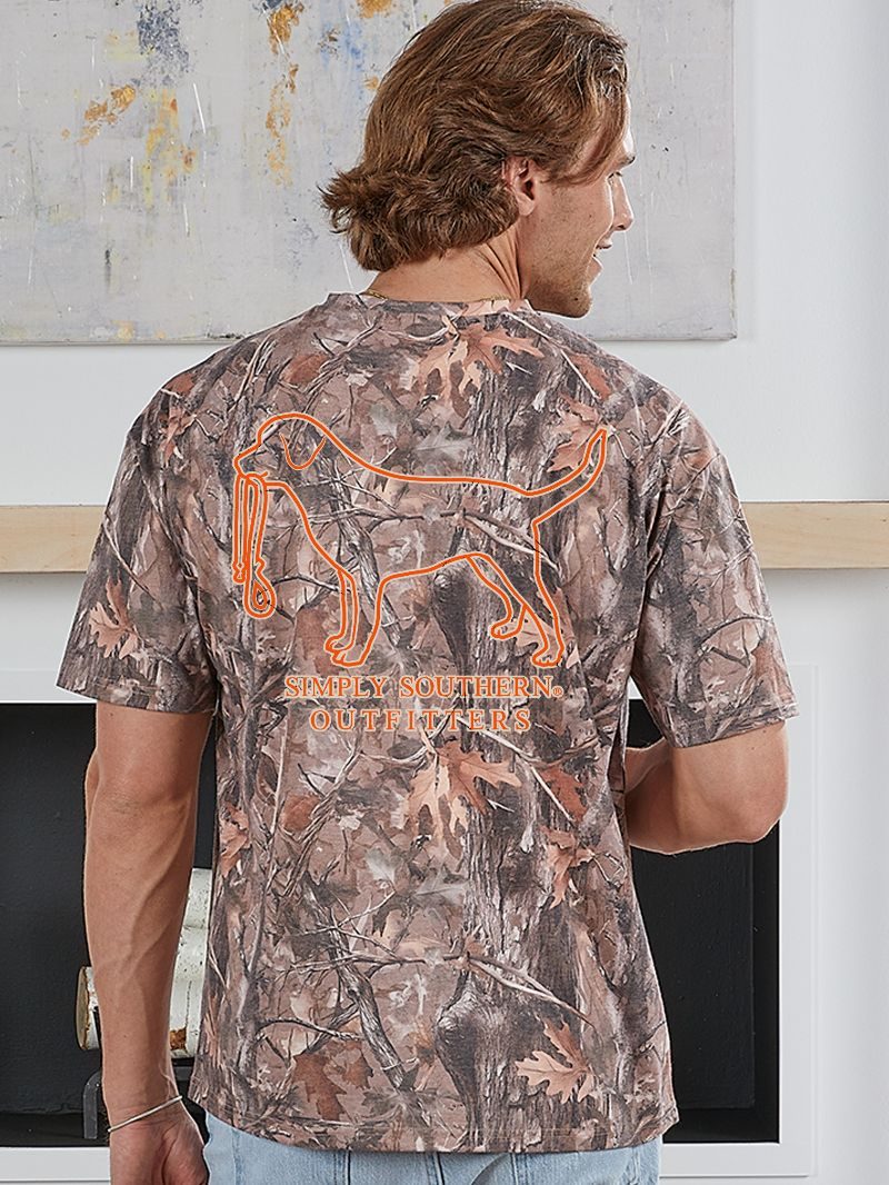 Simply Southern Dog Logo Camo Unisex T-Shirt