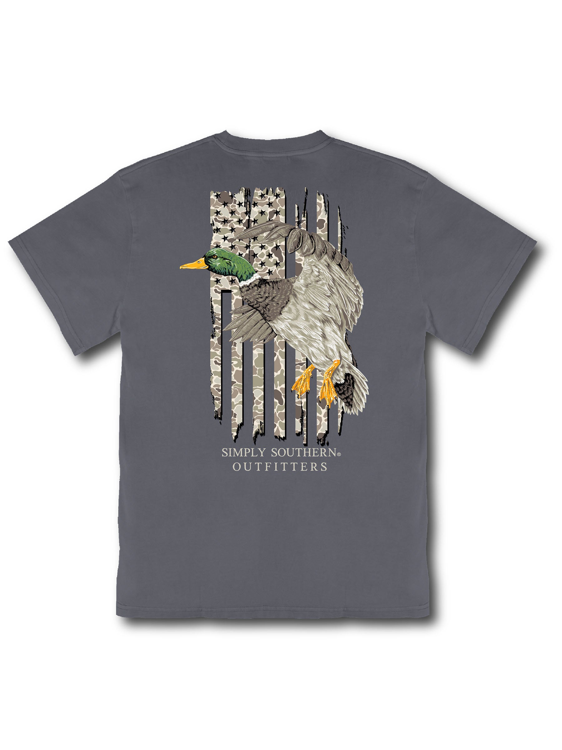 Simply Southern Outfitters Camo Duck Mineral Washed Unisex T-Shirt