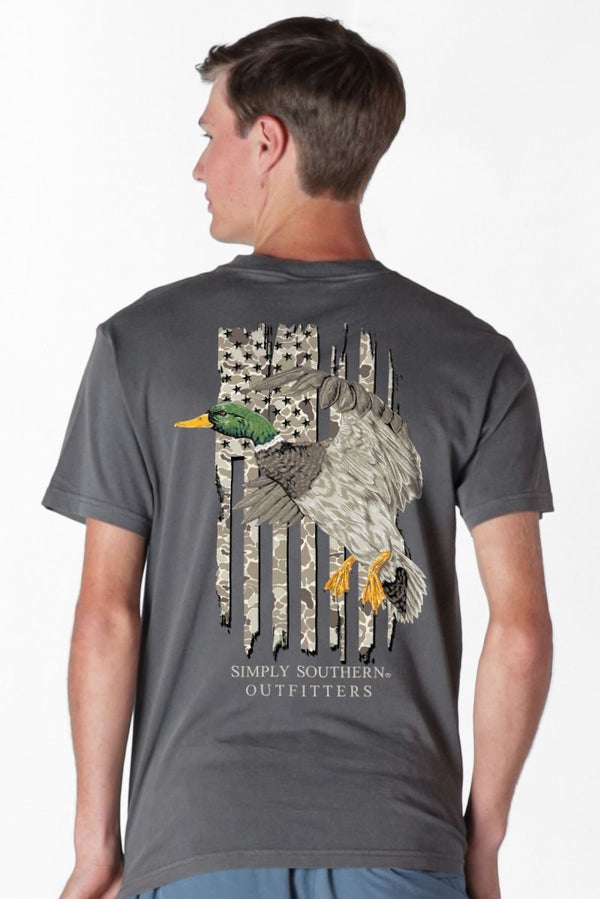 Simply Southern Outfitters Camo Duck Mineral Washed Unisex T-Shirt
