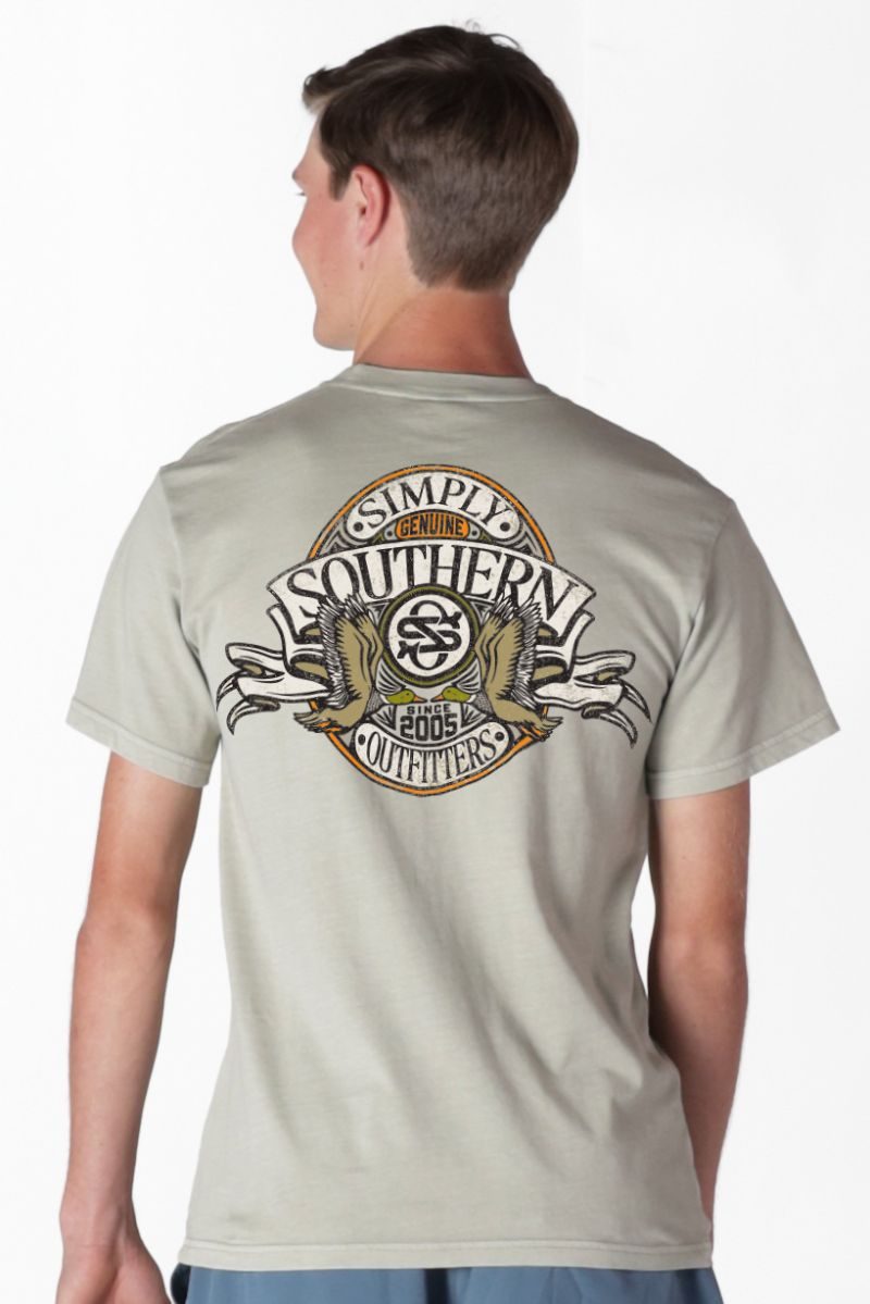Simply Southern Outfitters Duck Emblem Mineral Washed Unisex T-Shirt