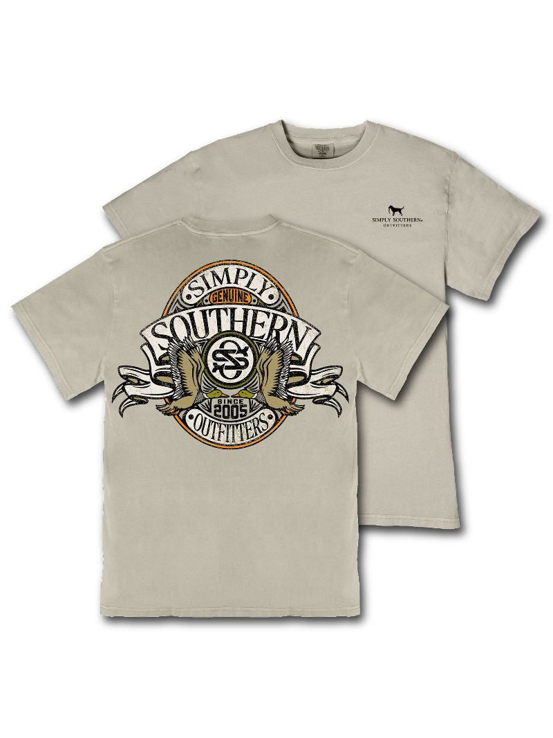 Simply Southern Outfitters Duck Emblem Mineral Washed Unisex T-Shirt