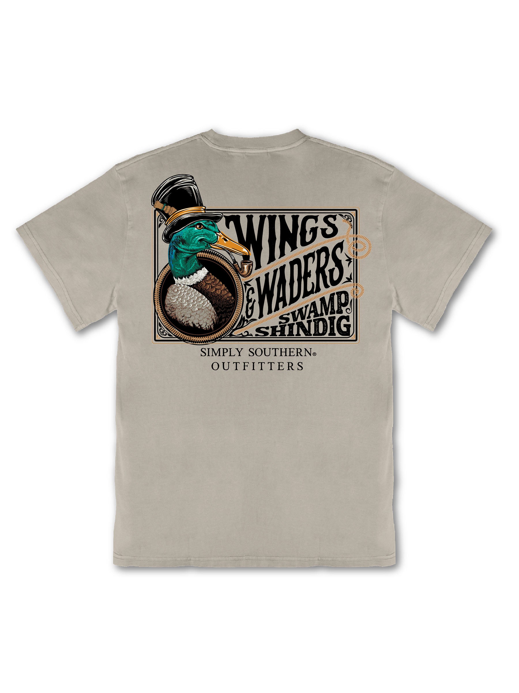 Simply Southern Outfitters Wanders Duck Mineral Washed Unisex T-Shirt