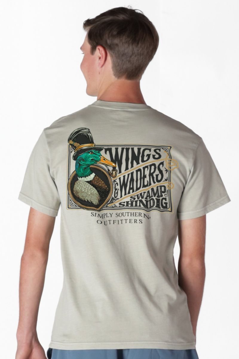 Simply Southern Outfitters Wanders Duck Mineral Washed Unisex T-Shirt