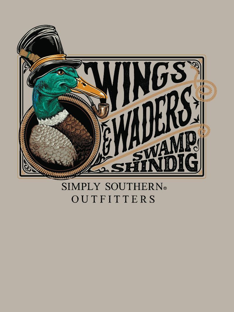 Simply Southern Outfitters Wanders Duck Mineral Washed Unisex T-Shirt