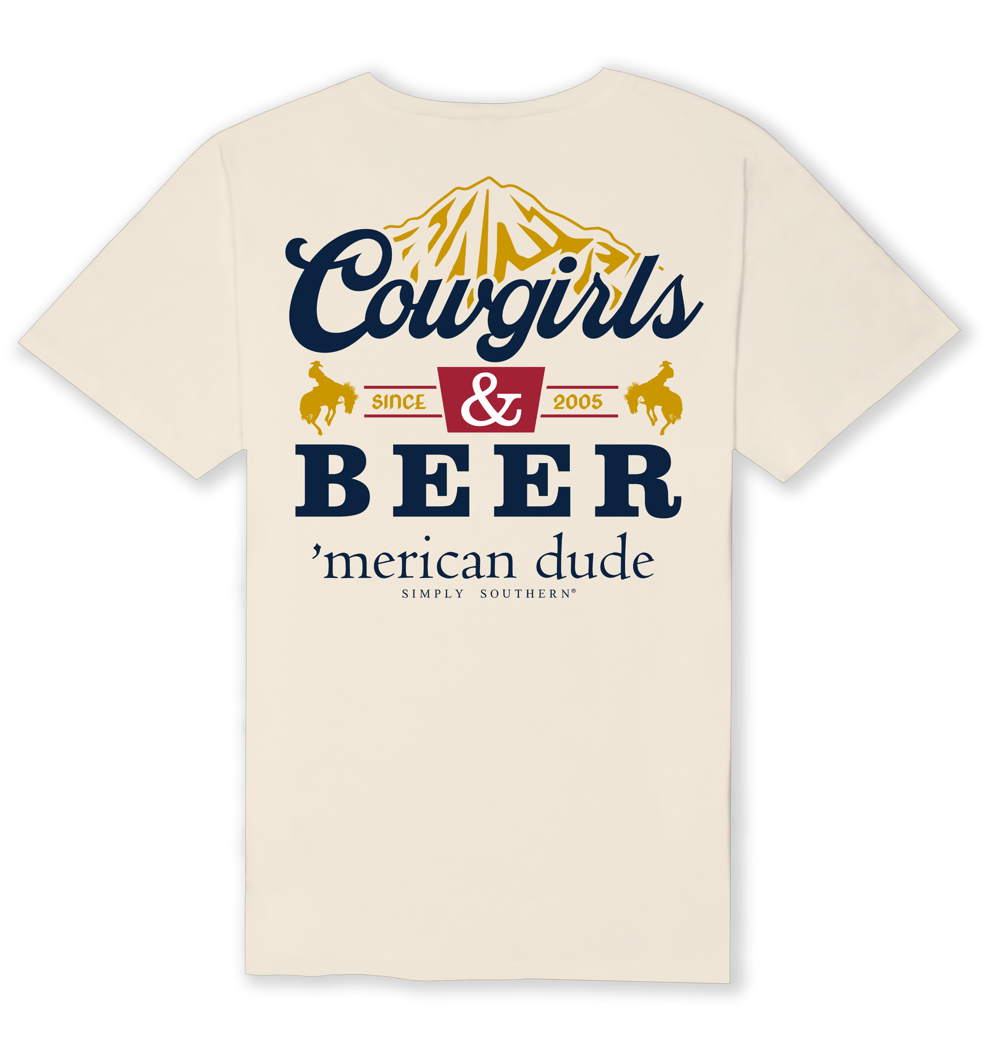 Simply Southern Merican Dude Cowgirls Unisex T-Shirt