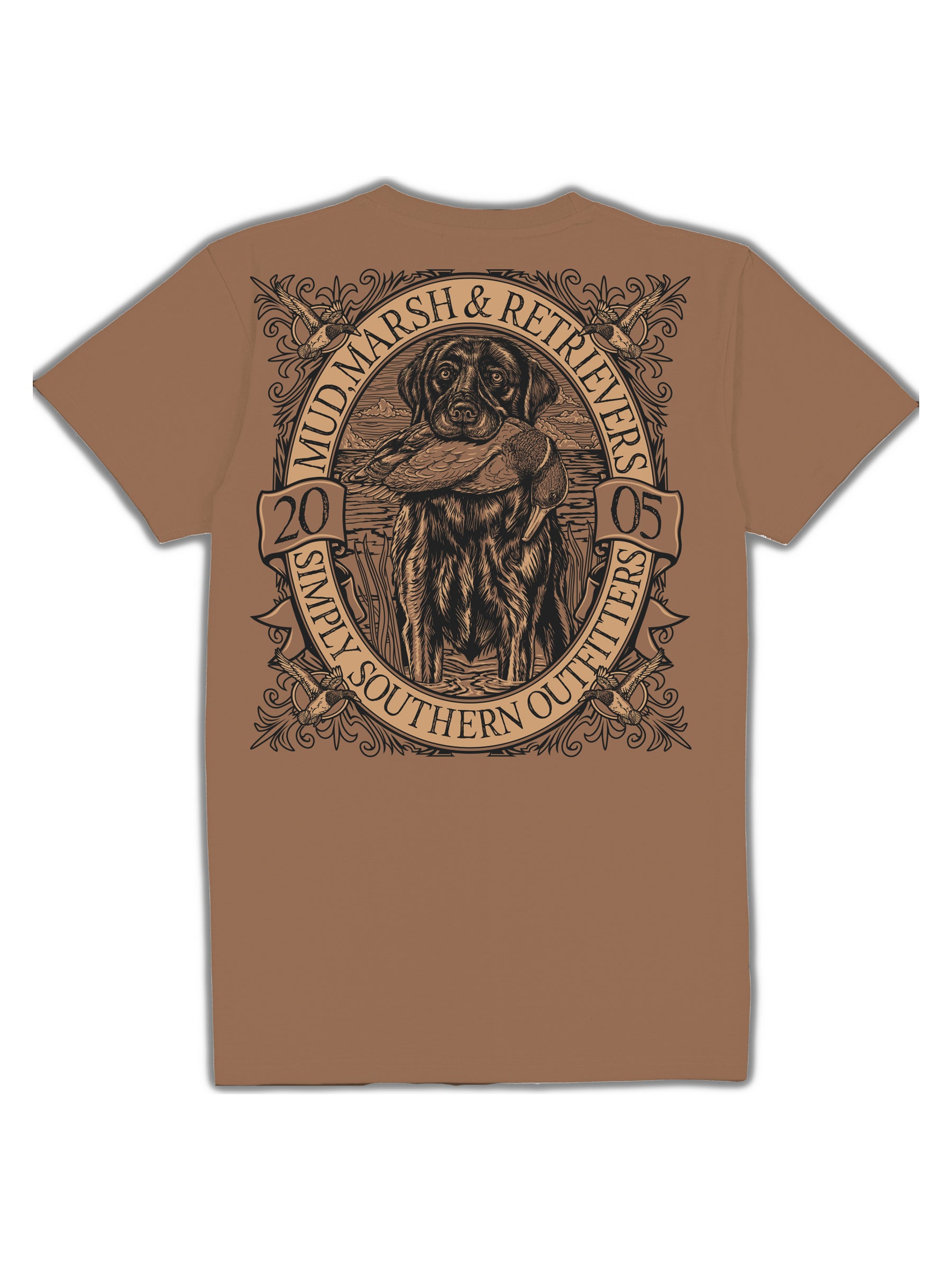 Simply Southern Dog Emblem Chestnut Unisex T-Shirt
