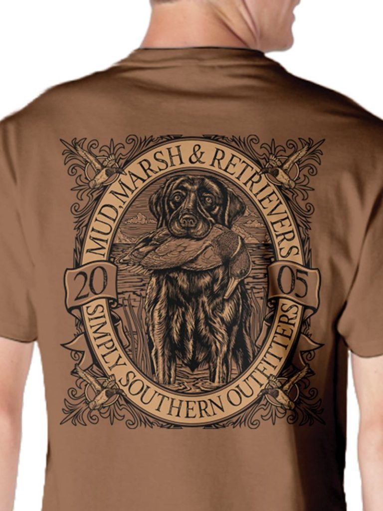 Simply Southern Dog Emblem Chestnut Unisex T-Shirt