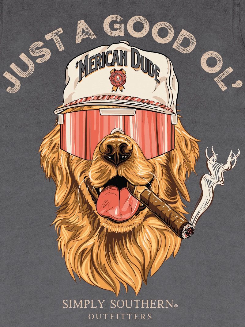 Simply Southern Lab Washed Coal Unisex T-Shirt