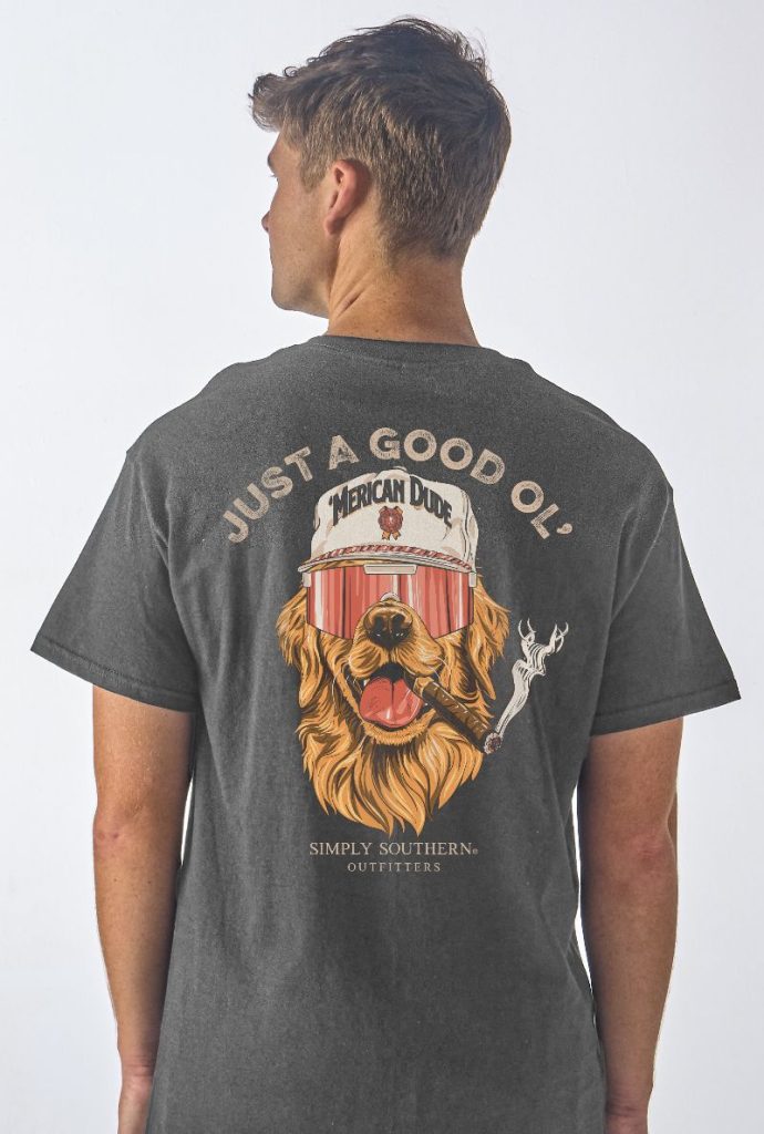 Simply Southern Lab Washed Coal Unisex T-Shirt