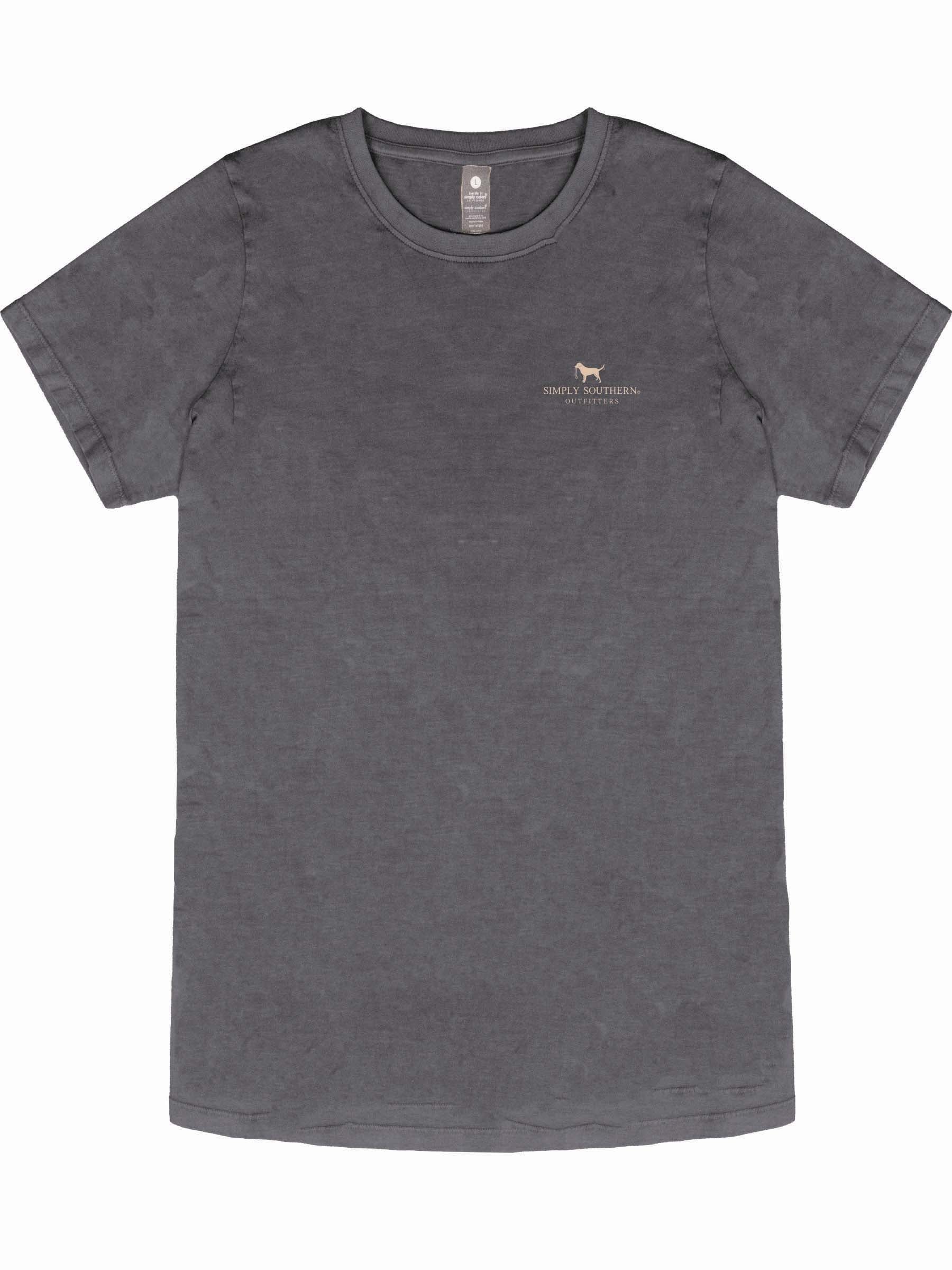 Simply Southern Lab Washed Coal Unisex T-Shirt