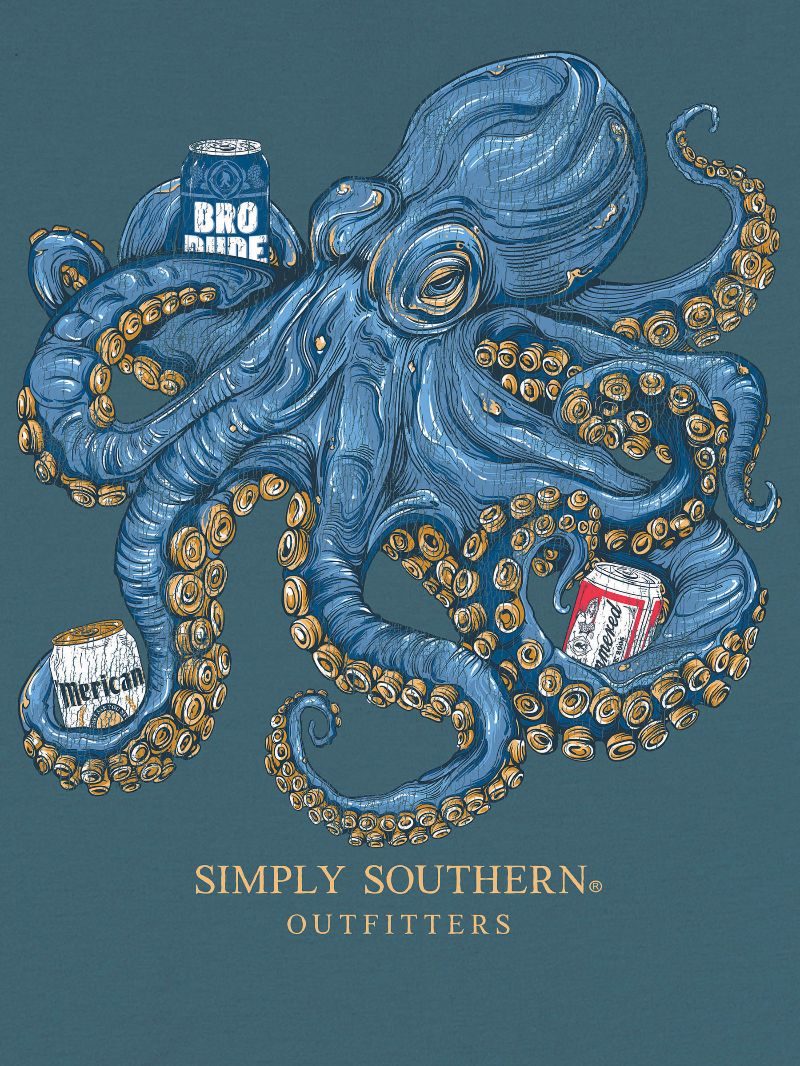 Simply Southern Merican Dude Octopus Unisex T-Shirt