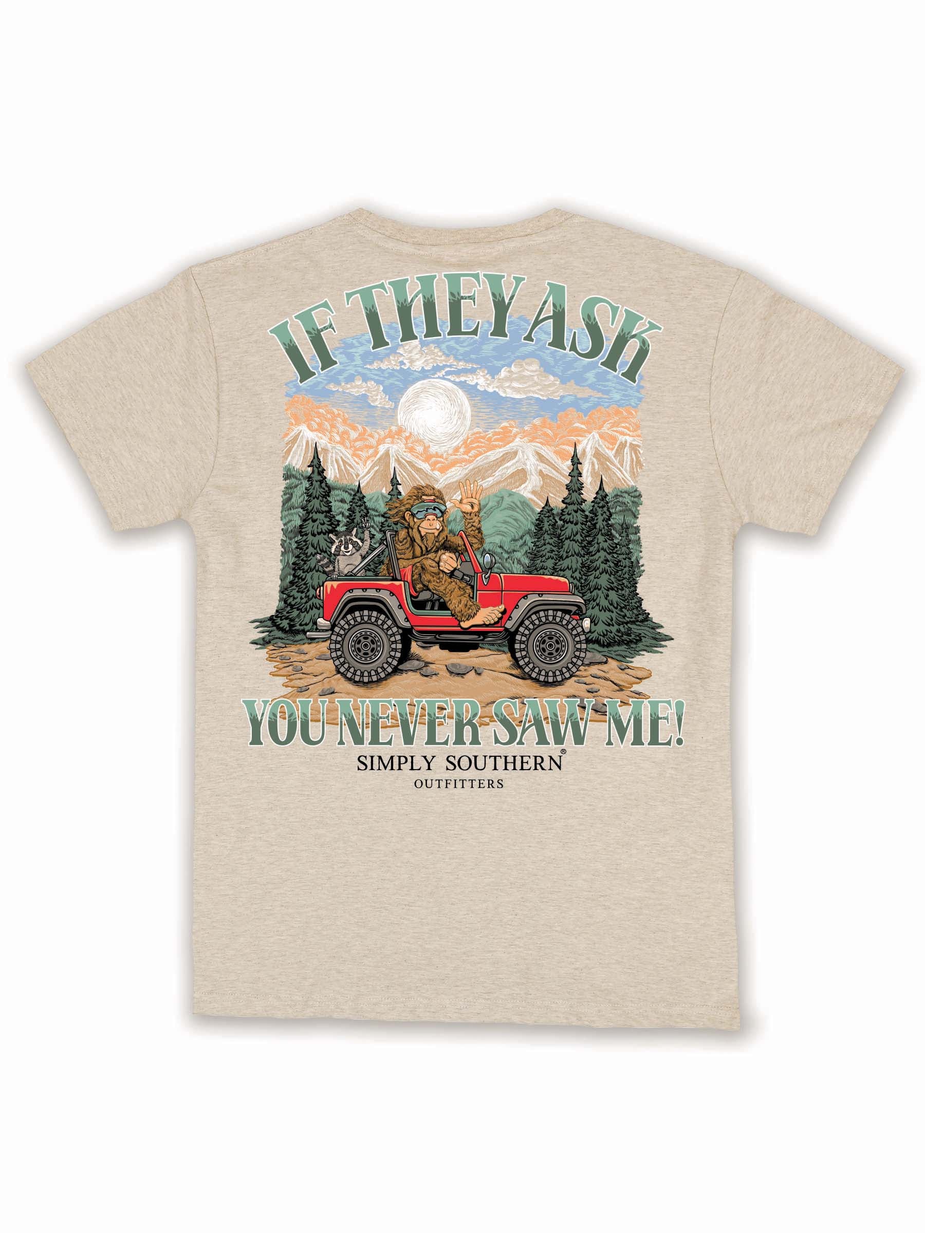 Simply Southern Raccoon Sasquatch Unisex T-Shirt