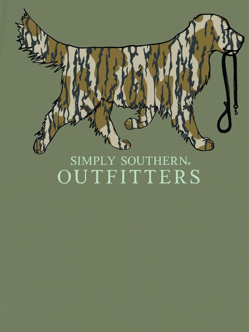 Simply Southern Tree Camo Dog Unisex T-Shirt
