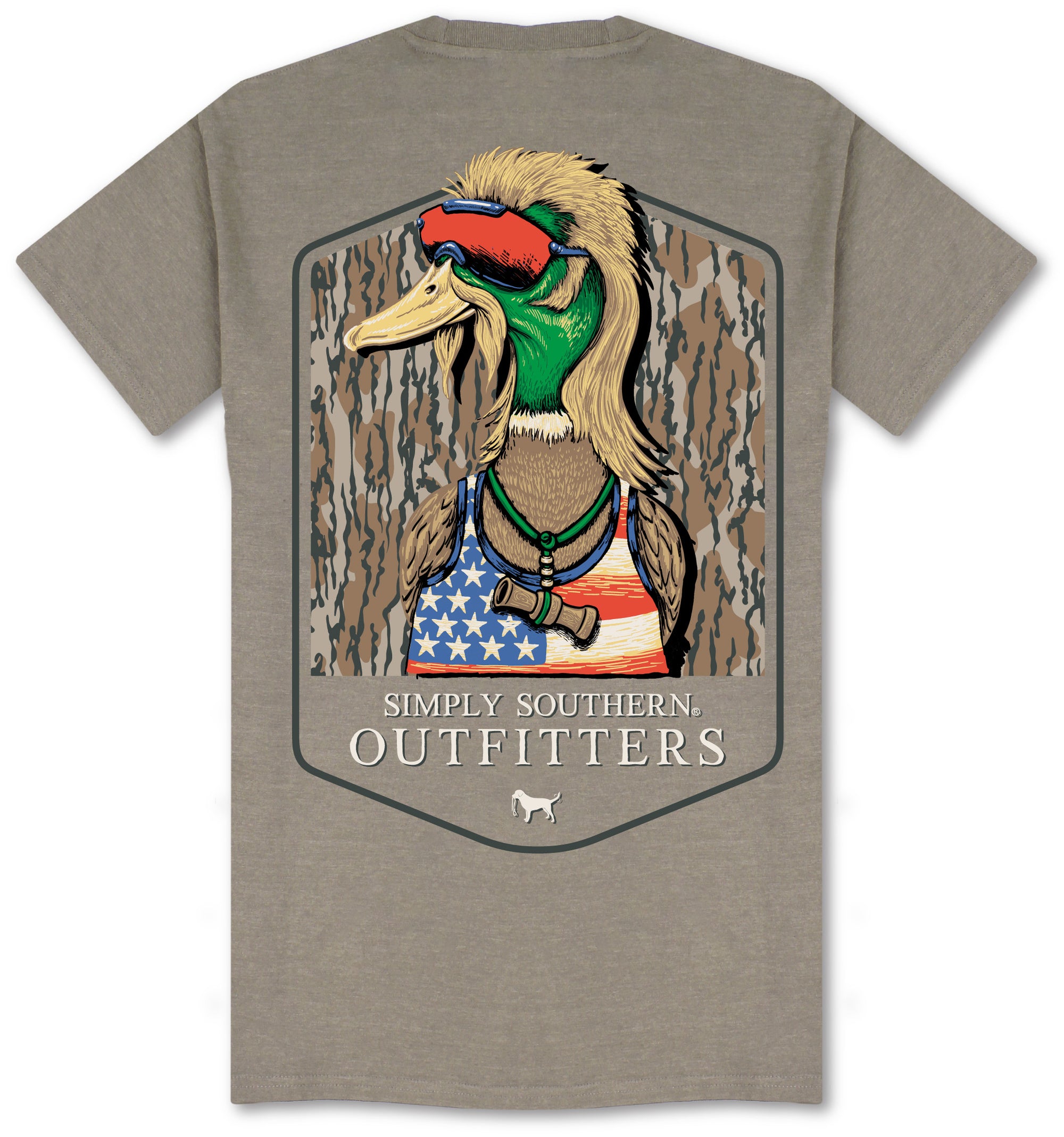 Simply Southern USA Tree Duck Mullet Unisex T-Shirt