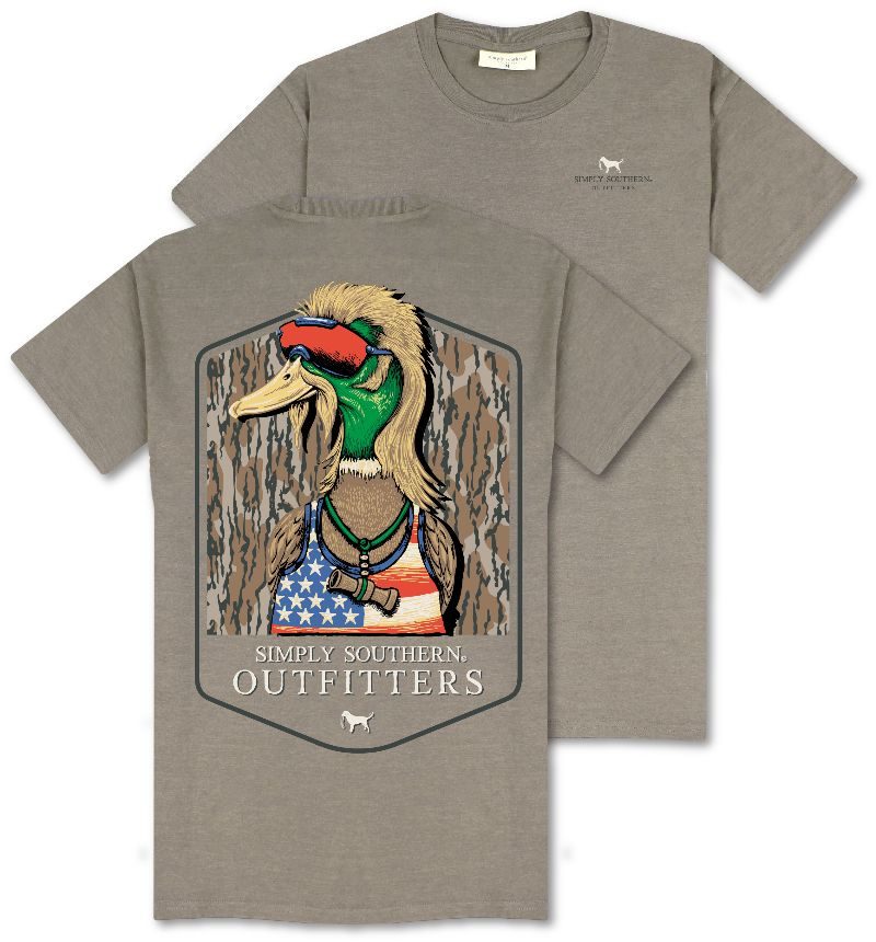 Simply Southern USA Tree Duck Mullet Unisex T-Shirt